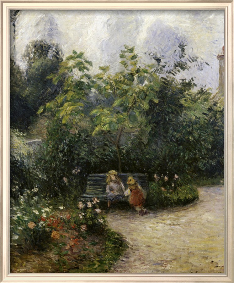 Les Mathurins Garden, c.1877 - Camille Pissarro Paintings